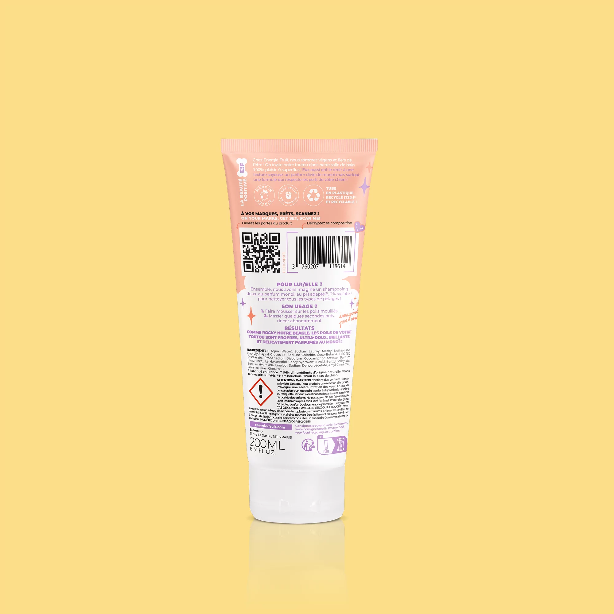 Shampoing Chien Ultra Doux ENERGIE FRUIT 
