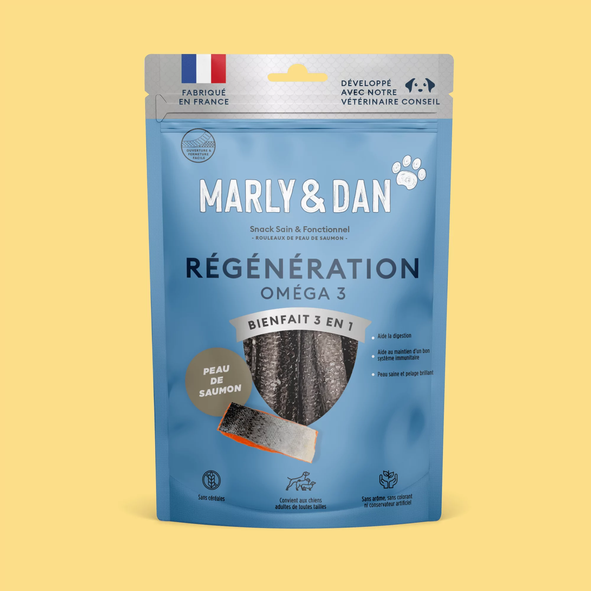 Rouleaux "Régénération -100% Peau de saumon - Chien 
